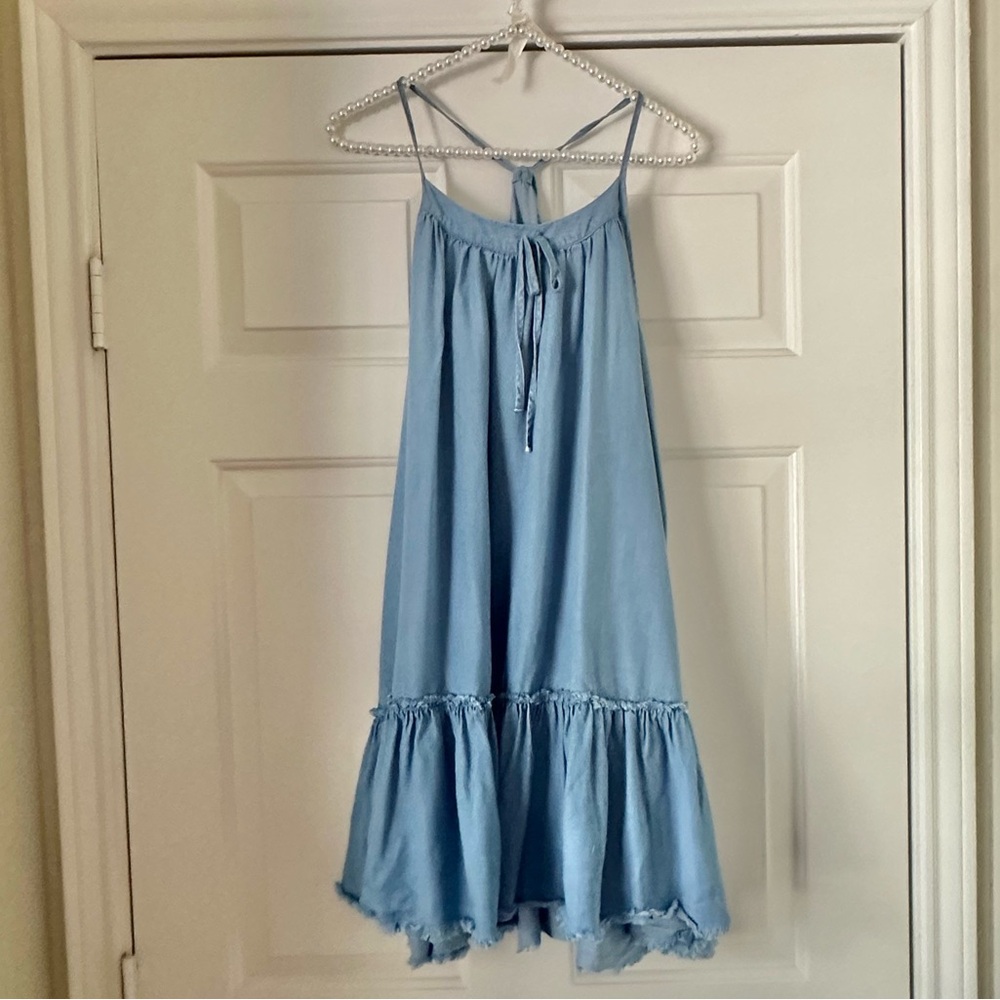 Romeo & Juliet Couture Chambray T-Strap Dress